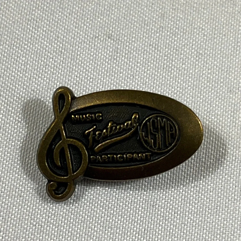 WSMA Wisconsin School of Music Music Festival Participant Pin Vintage